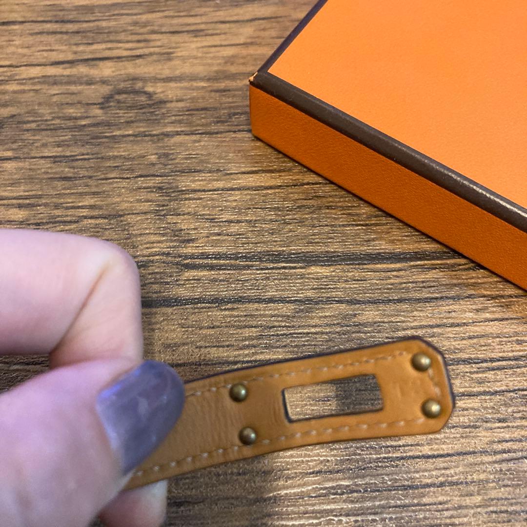 HERMES エルメス　レザーブレスレット　『ケリー』 ドゥブルトゥール　T2