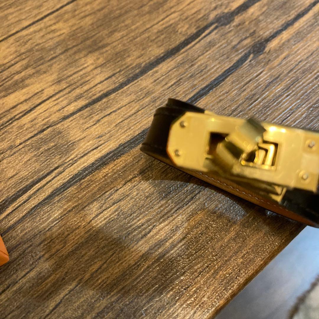 HERMES エルメス　レザーブレスレット　『ケリー』 ドゥブルトゥール　T2