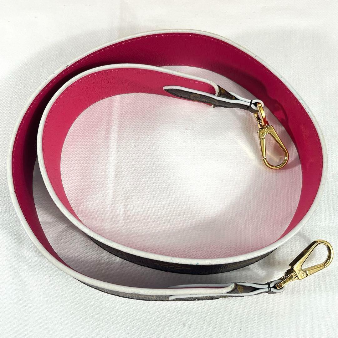 ルイヴィトン ショルダーストラップ モノグラム PVC ブラウン