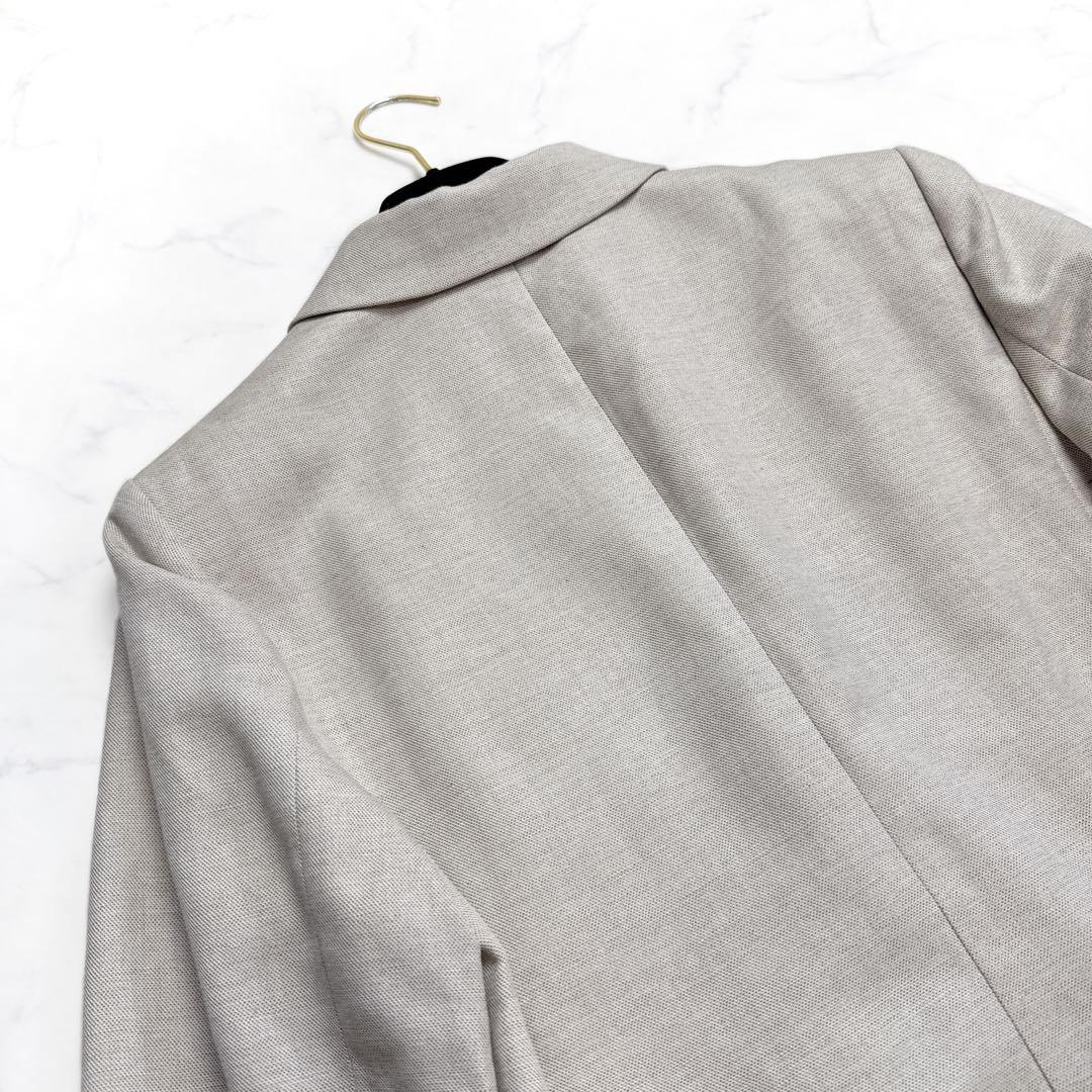 25年 allureville シャークスキンダブルブレストジャケット ベージュ