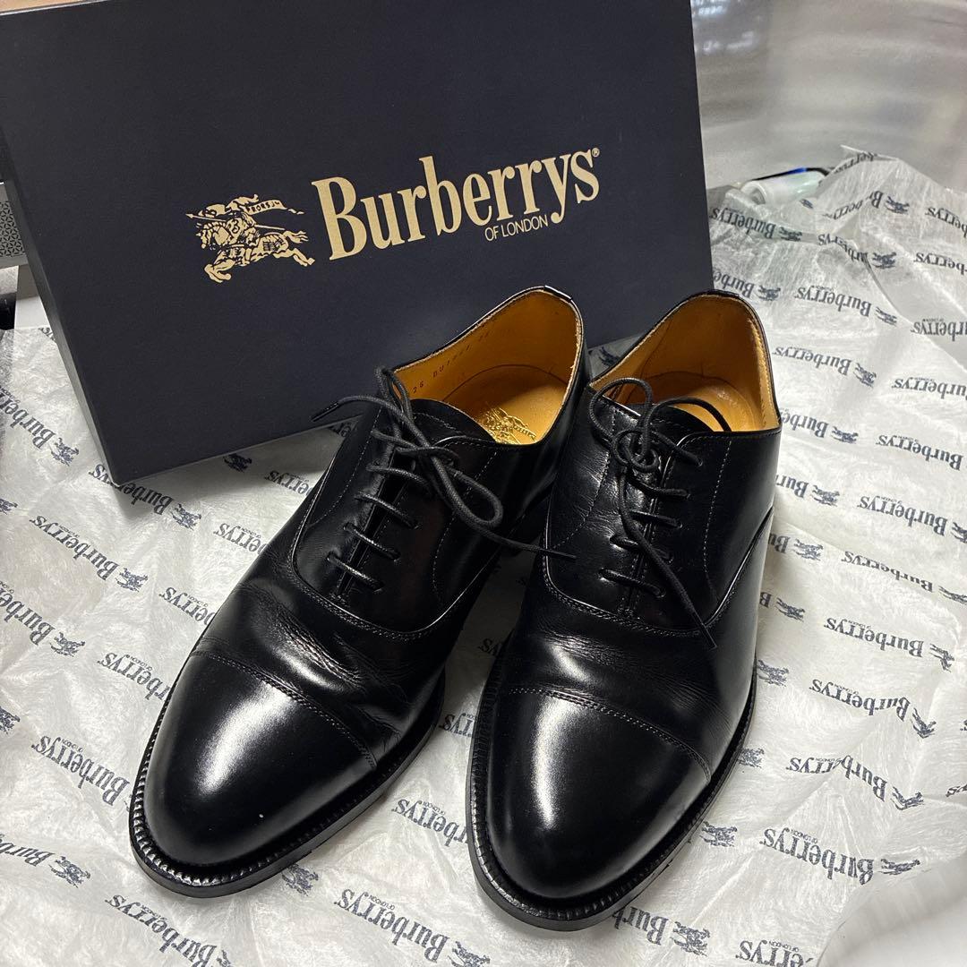 Burberrys ブラック レザー ドレスシューズ