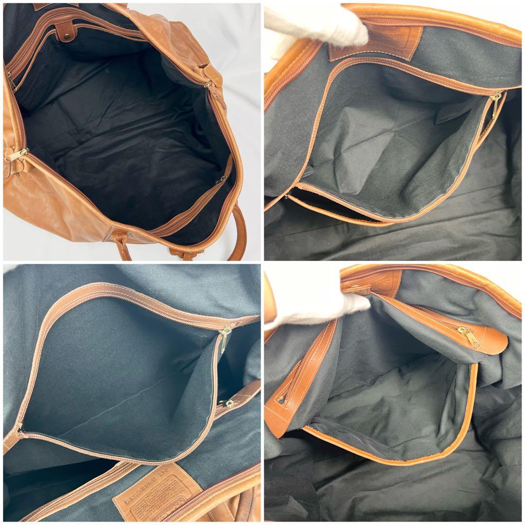 コーチ ボストンバッグ 2way レザー 大容量 ドイツホック ブラウン