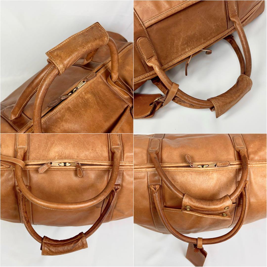 コーチ ボストンバッグ 2way レザー 大容量 ドイツホック ブラウン