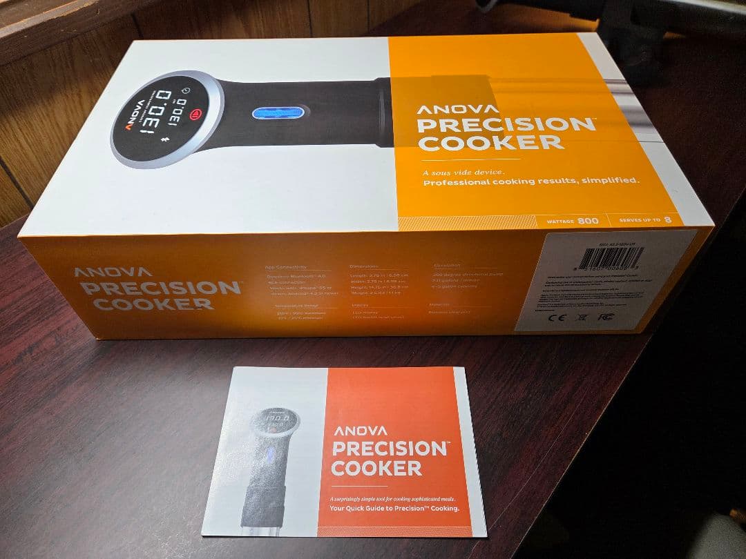 【美品】アノーバ Anova 低温調理器 800W Wi-Fi