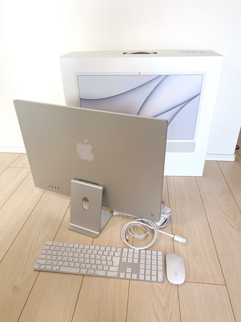 iMac 24インチ (M1, 2021) シルバー メモリ16GB 2TB