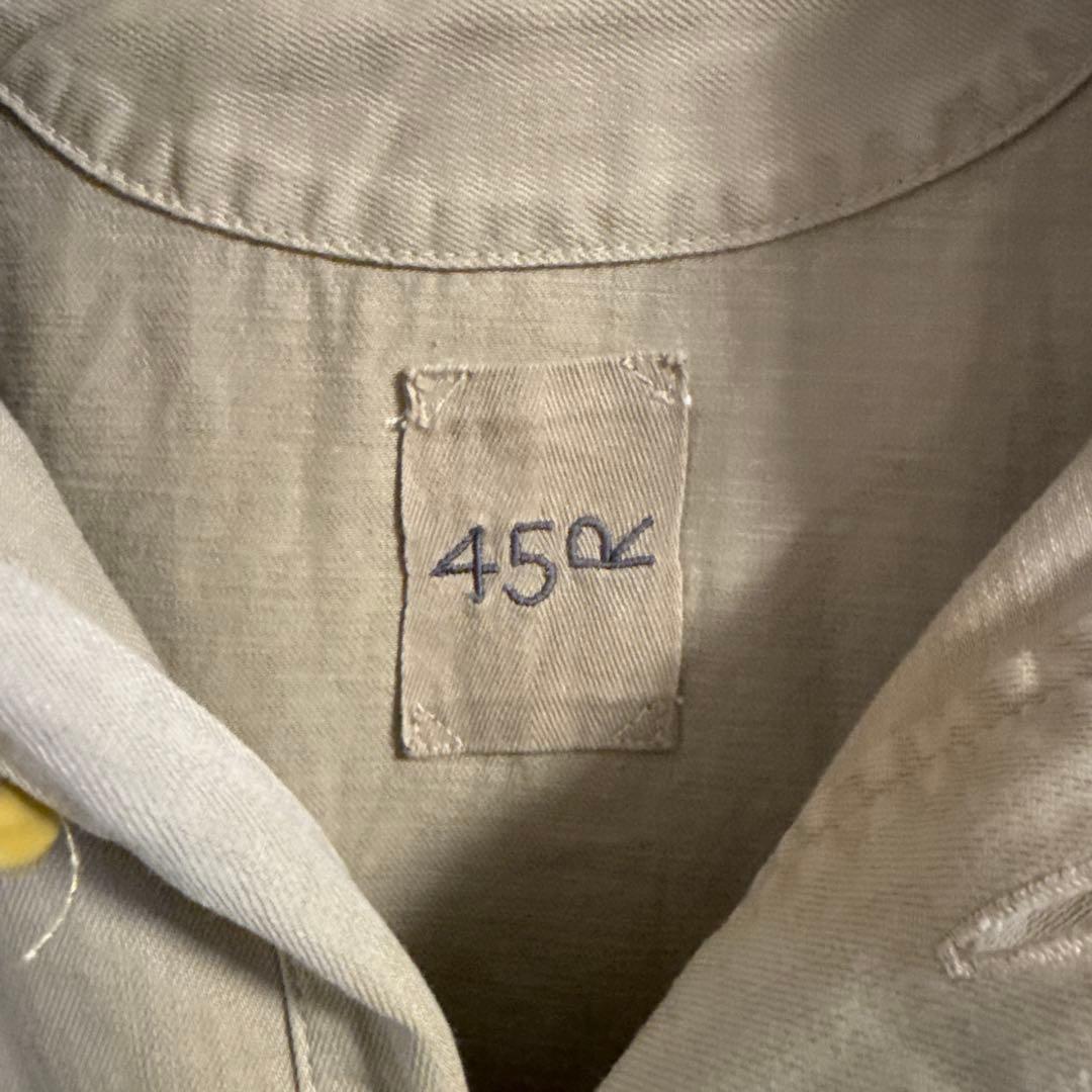 45R チノ フード付きワンピース ベージュ