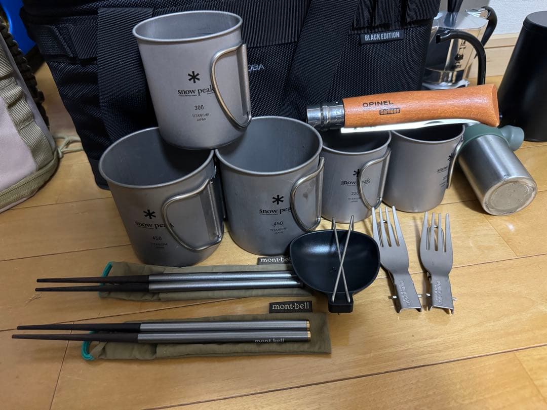 キャンプ用品　スノーピーク　未使用多数　引退