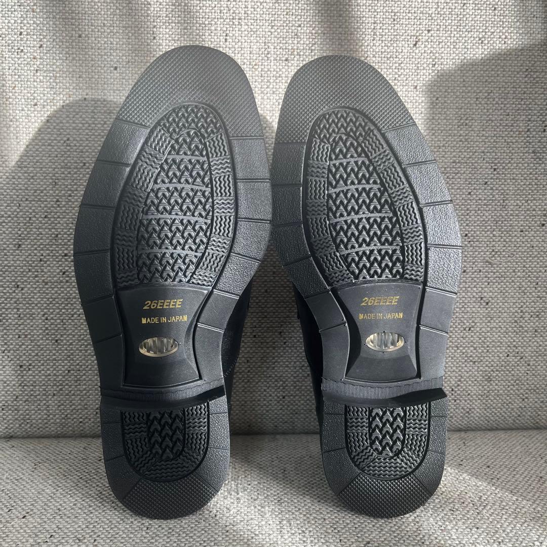 未使用　Happy Walker 大塚製靴 ブラック　幅広26EEE 4E