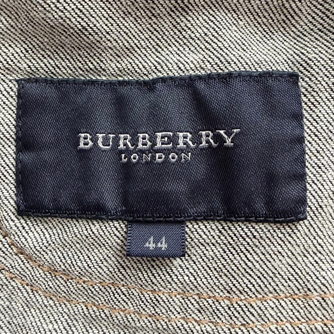 【極美品】バーバリーロンドン Gジャン ノバチェック 2XL デニムジャケット