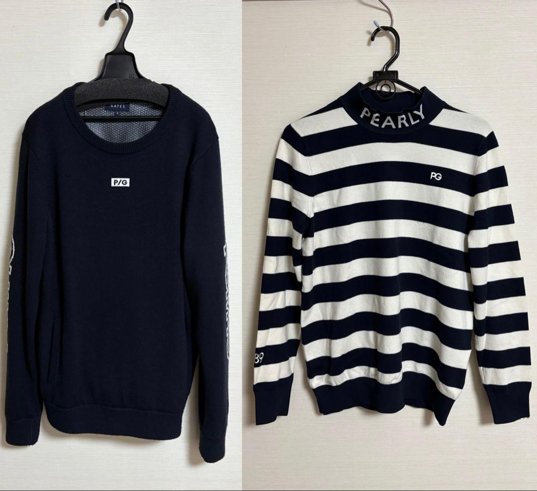 週末お値下げ⭐︎美品⭐︎ パーリーゲイツ　サイズ2 セーターとアウターのセット