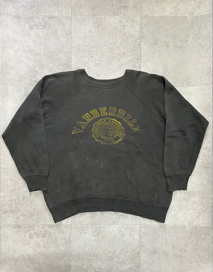 60s BIG SIZE vintage スウェット ブラック XL 黒