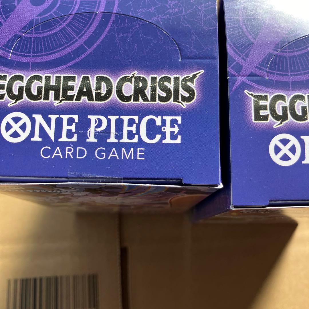 ワンピースカードゲームEB04エッグヘッドクライシス未開封テープ付き2BOX
