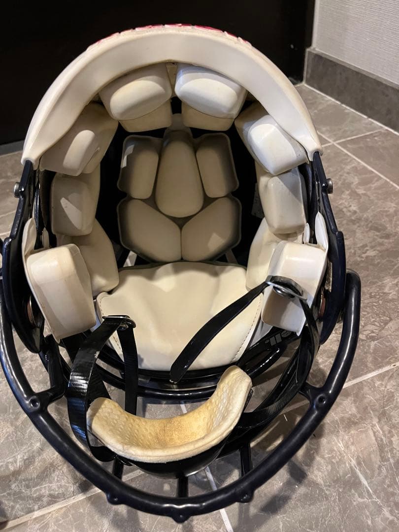 Riddell アメリカンフットボール ヘルメット ネイビーM