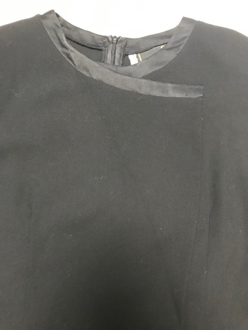 ヴィンテージFendi 黒 長袖 ひざ丈ワンピースL 新品同様