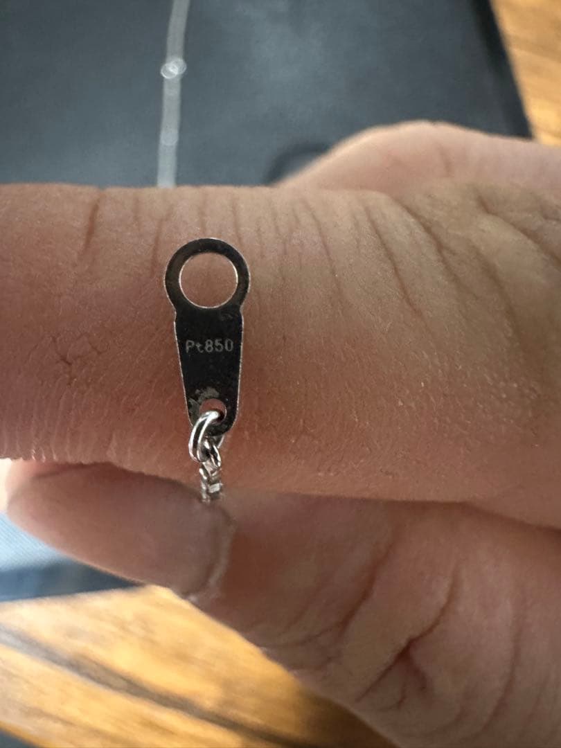 プラチナpt850 ネックレス 約40cm 全体重量約4g