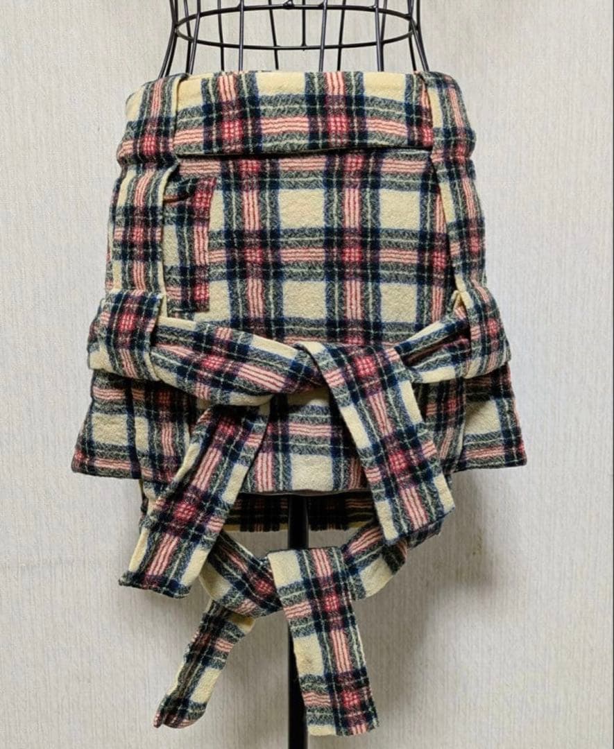 vivienne westwood ボンテージ タータンチェック柄 ミニスカート