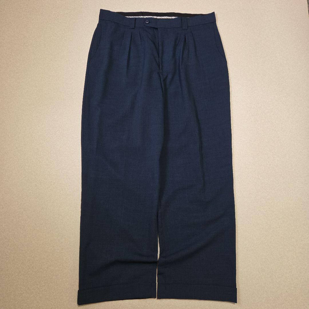 (古着) smokey joe's ワイドスラックス チェックパンツ