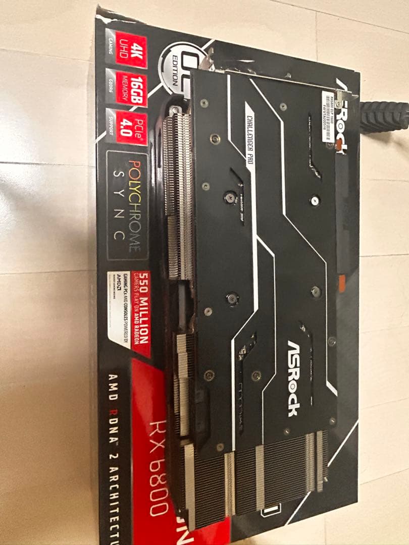 グラフィックボード・グラボ・ビデオカード ASRock Radeon RX 6800 16GB