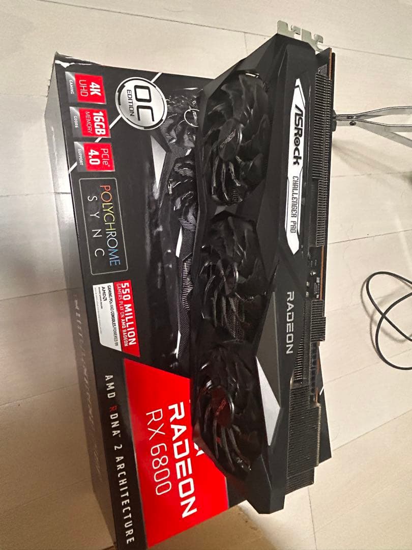 グラフィックボード・グラボ・ビデオカード ASRock Radeon RX 6800 16GB