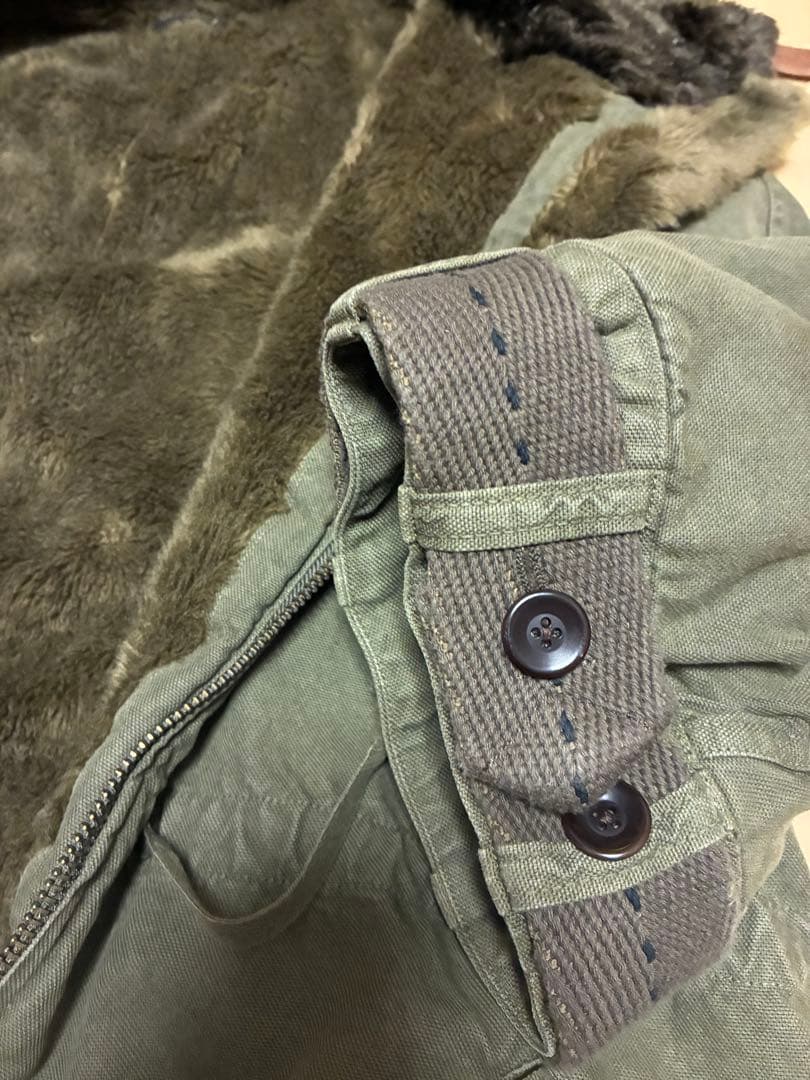 KAPITALショートスリーブファーミリタリージャケット美品オリーブ