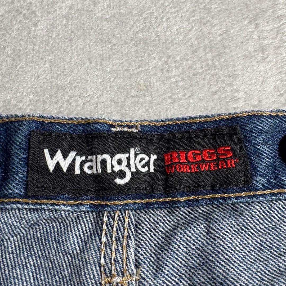 00s ラングラー　ダブルニー　ペインターデニム　ワークパンツ　トリプルステッチ