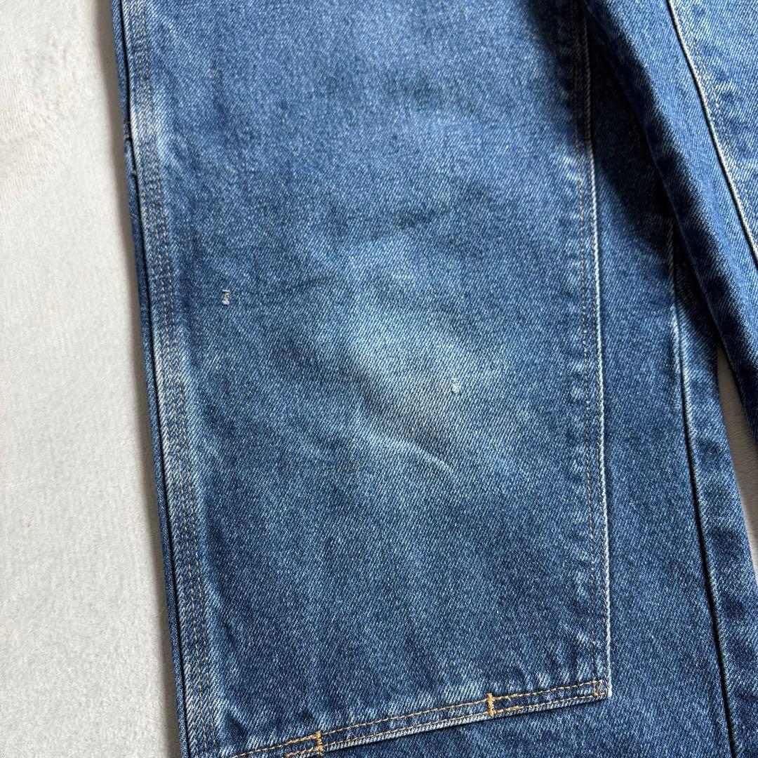 00s ラングラー　ダブルニー　ペインターデニム　ワークパンツ　トリプルステッチ