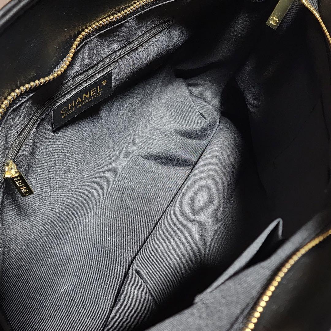 k*n様 シャネル　トートバッグ　花柄　黒　ゴールド　ノベルティ