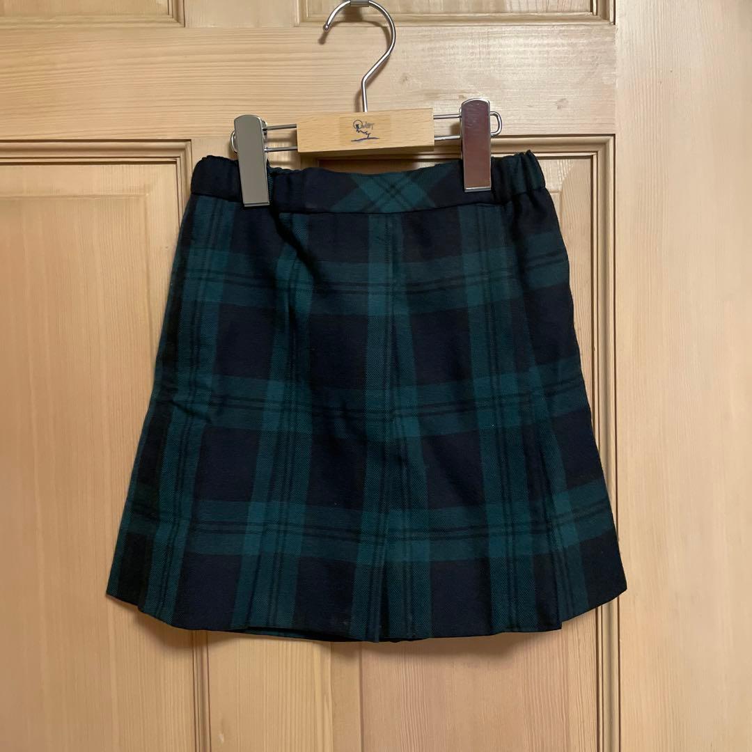 アウレット お受験 キュロットスカート120 ＆ブラウス 110