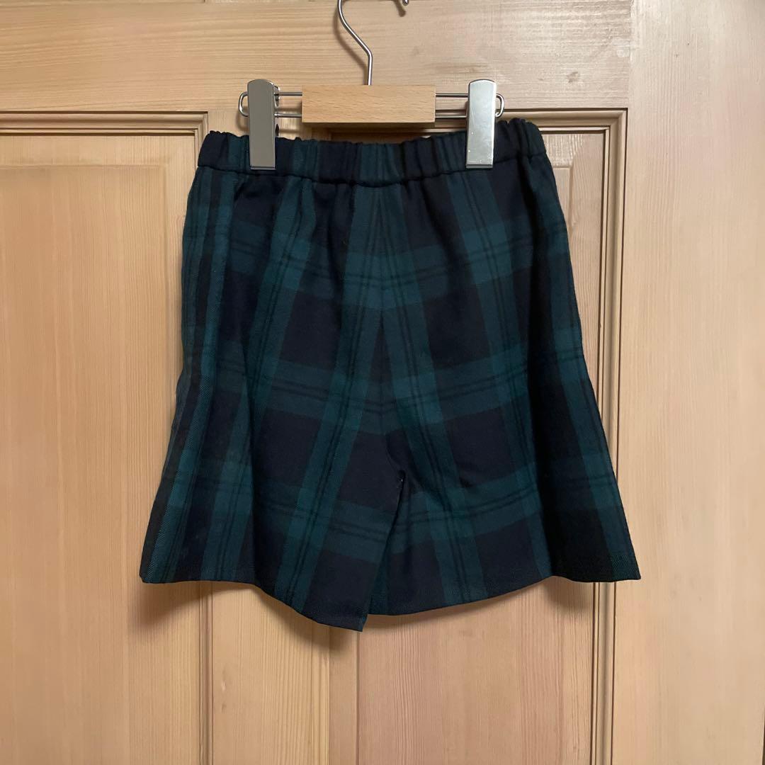 アウレット お受験 キュロットスカート120 ＆ブラウス 110