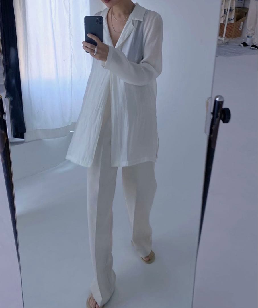 【新品】ENOF イナフ シアーシャツ シアージャケット