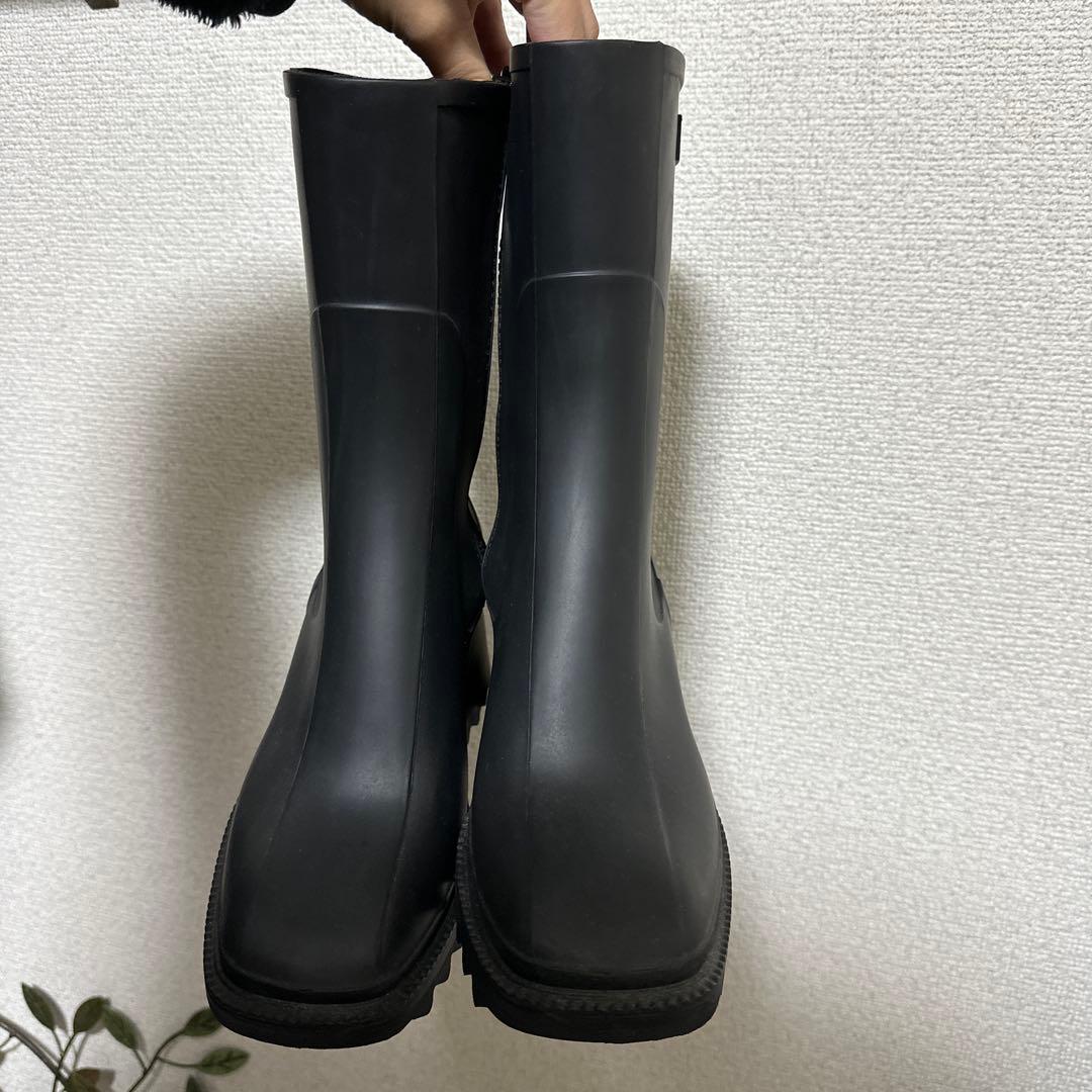 エマ フランシス Emma Francis レインブーツ ブラック ラバー　37