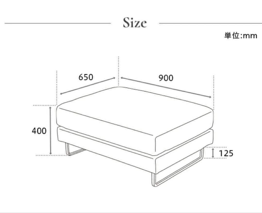 (о´∀`о)  ②Armonia カレット グレー 左L字 ソファベッド
