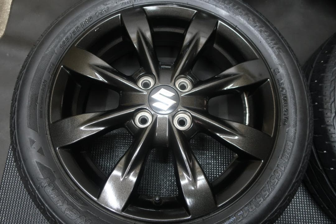 バディ様送料込スズキ純正 スペーシア カスタム PCD100 165/55R15