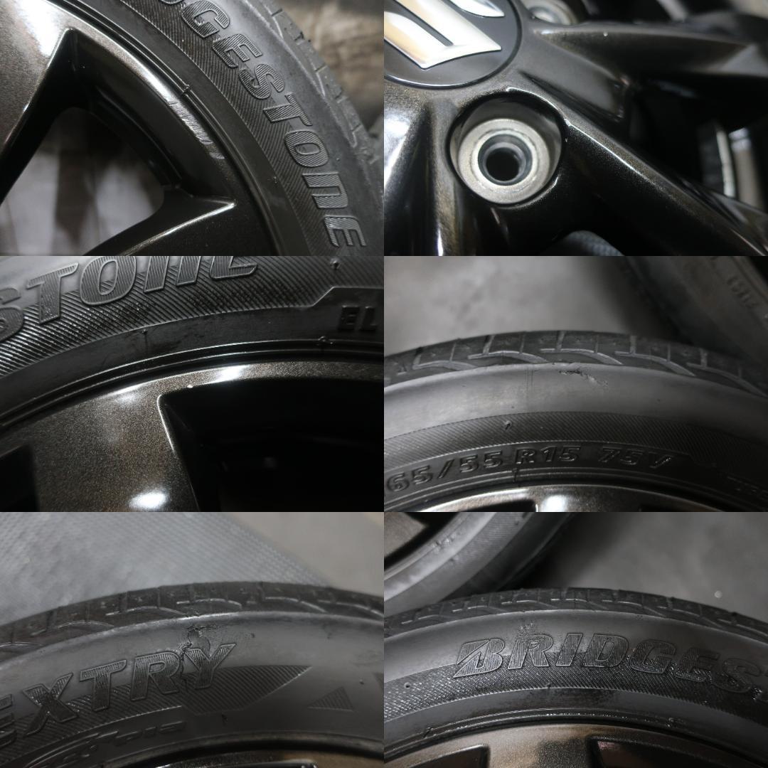 バディ様送料込スズキ純正 スペーシア カスタム PCD100 165/55R15
