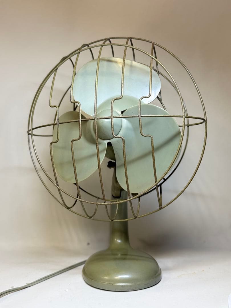 T56 希少Mitsubishi 三菱扇風機 3枚羽根 アンティーク 可動品