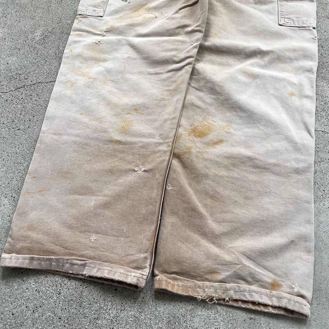 USA製 carhartt ダック地 ダブルニー カーペンターパンツ ペインター