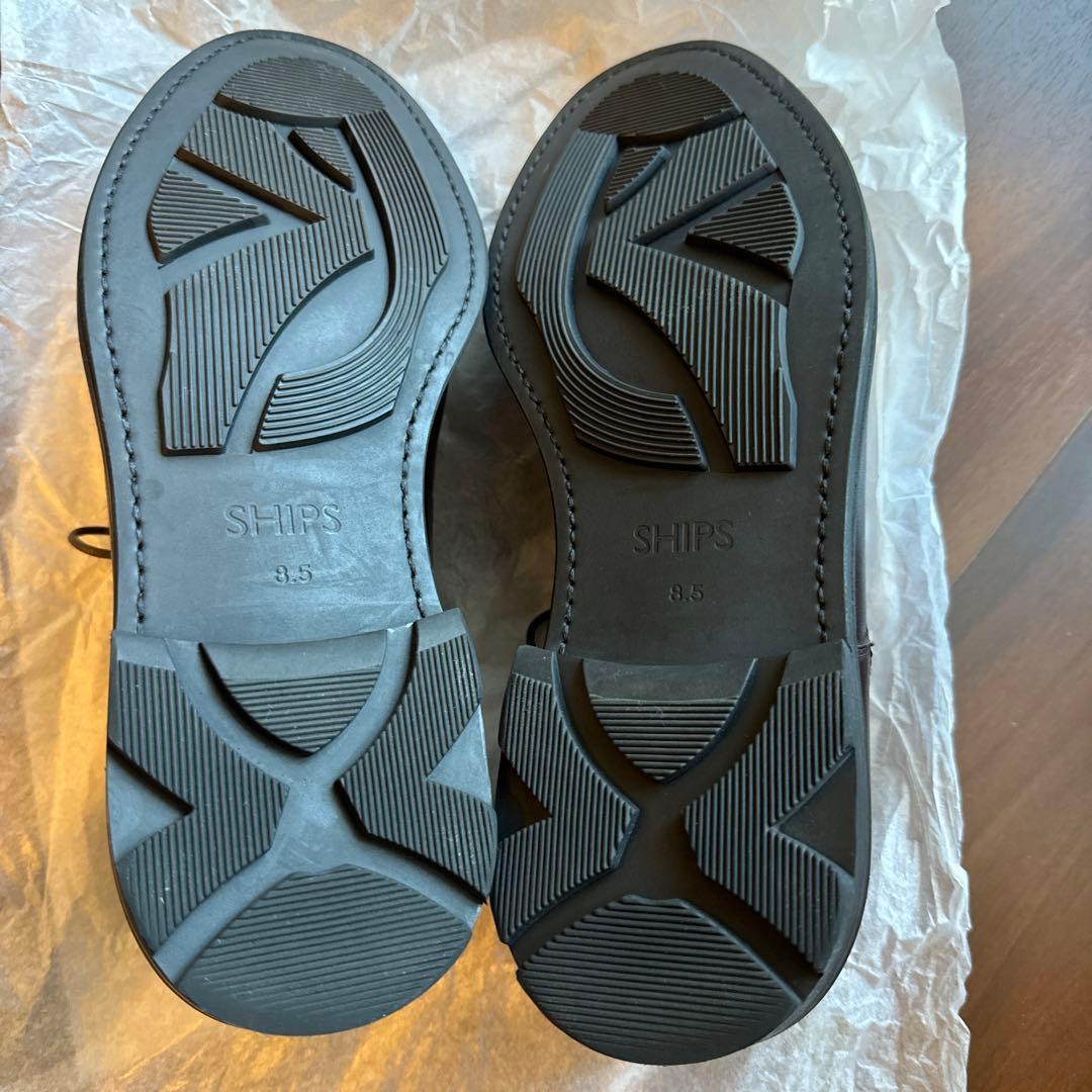 SHIPS オリジナル　Uチップシューズ(ブラウン)