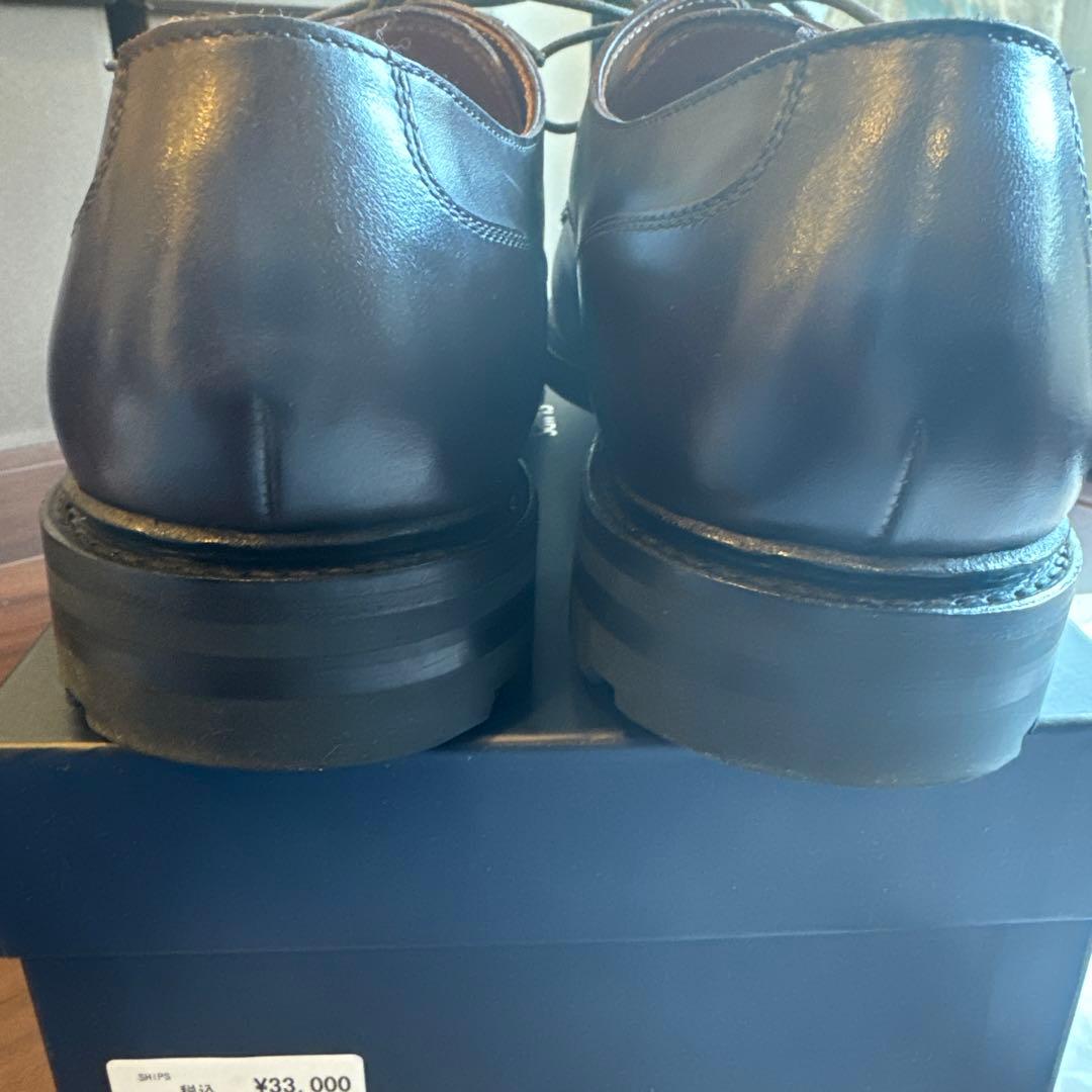 SHIPS オリジナル　Uチップシューズ(ブラウン)