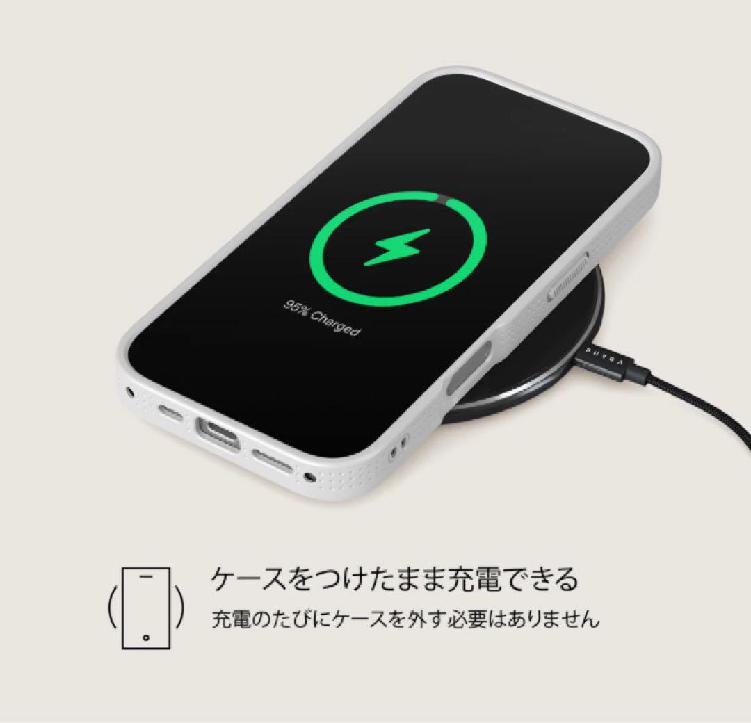 新品）BURGA マーブル模様 iPhone17ケース　高級ライン