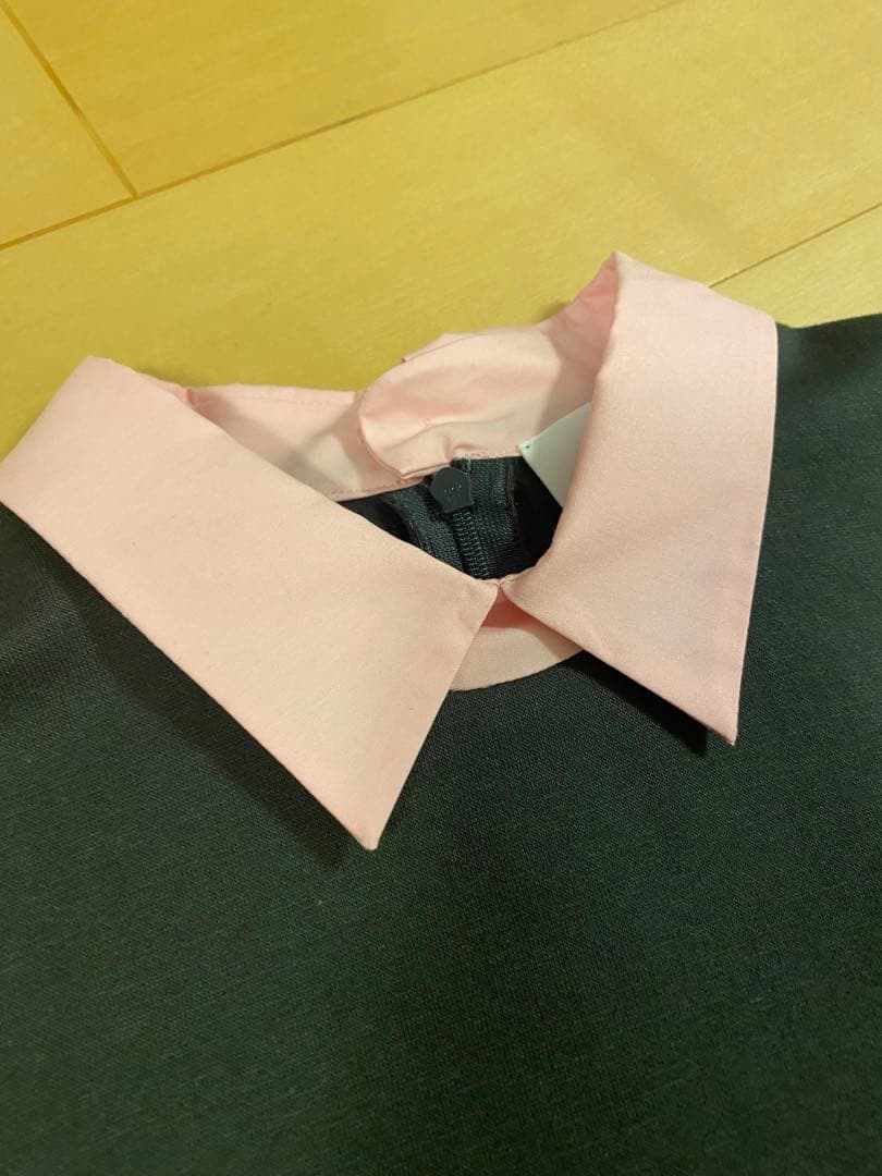 ENFOLD トップス　シャツ　レイヤード　カットソー　ピンク　グレー