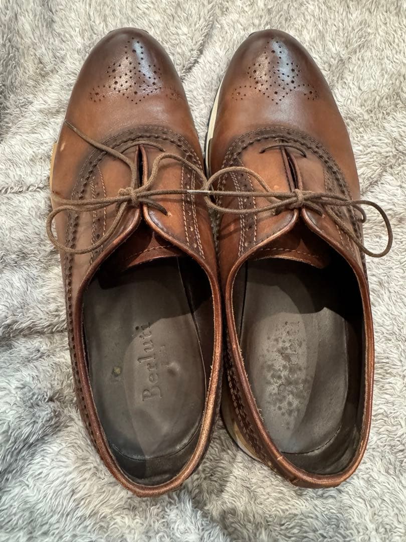 ベルルッティ ファストトラック パティーヌレザースニーカー