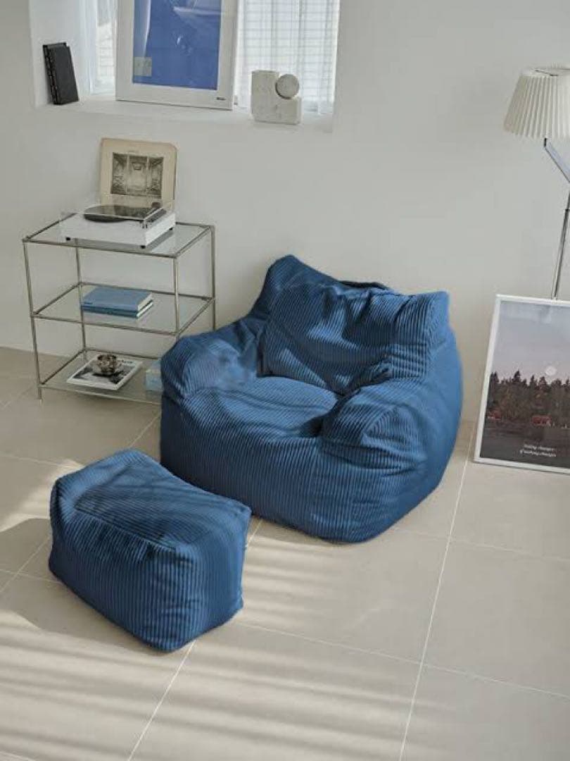 LOOSY ビーズソファ＋オットマン 未使用