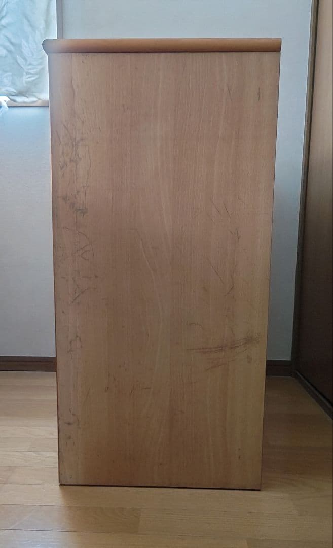 【Nuu】木製5段チェスト