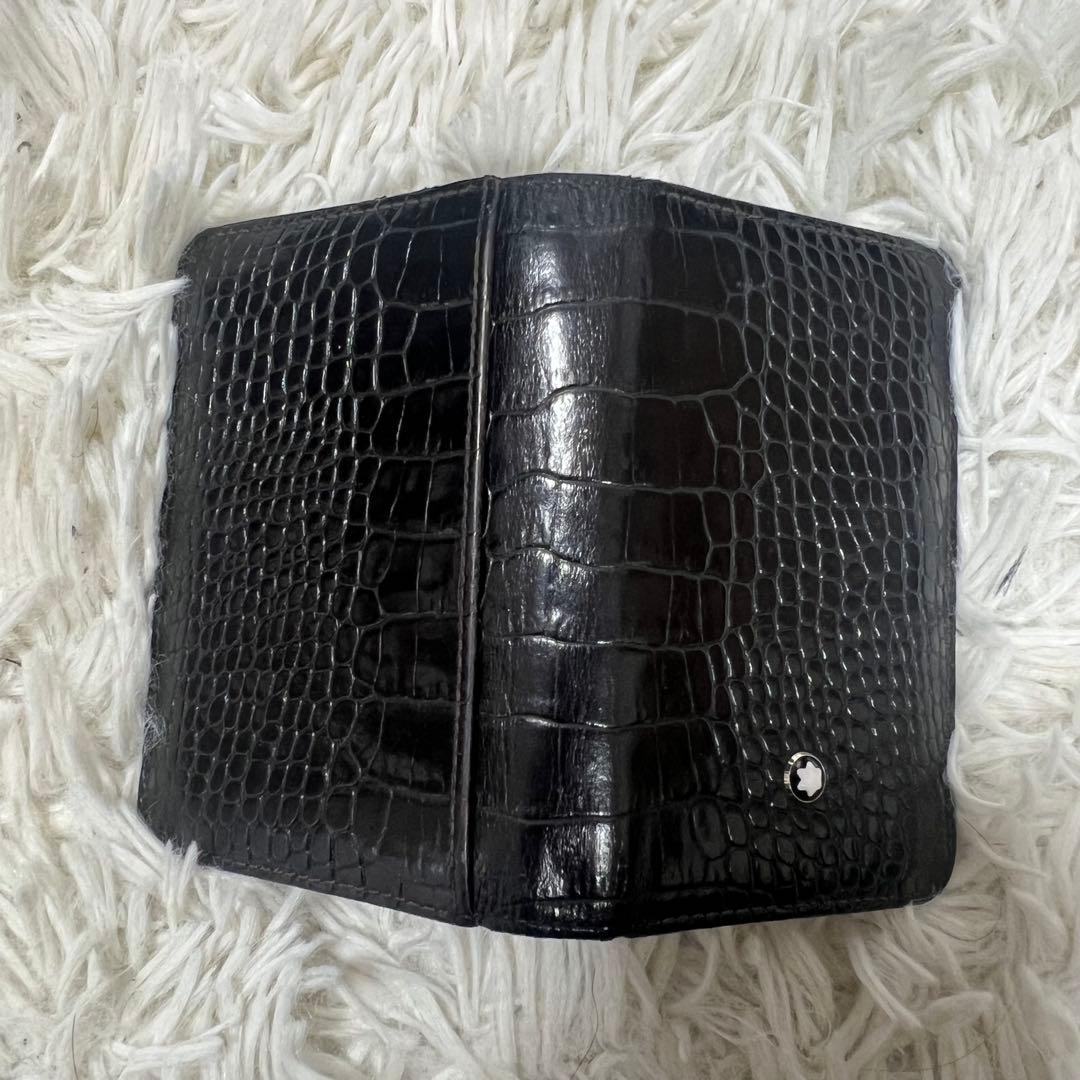 モンブラン Mont Blanc 名刺入れ カードケース クロコ