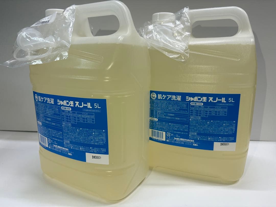シャボン玉 スノール 5L 洗濯用液体洗剤　2個セット