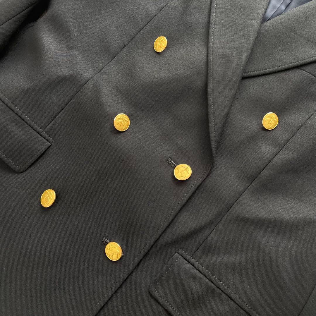 【希少】ブルックスブラザーズ　ダブル　テーラードジャケット　紺ブレ　金ボタン　M