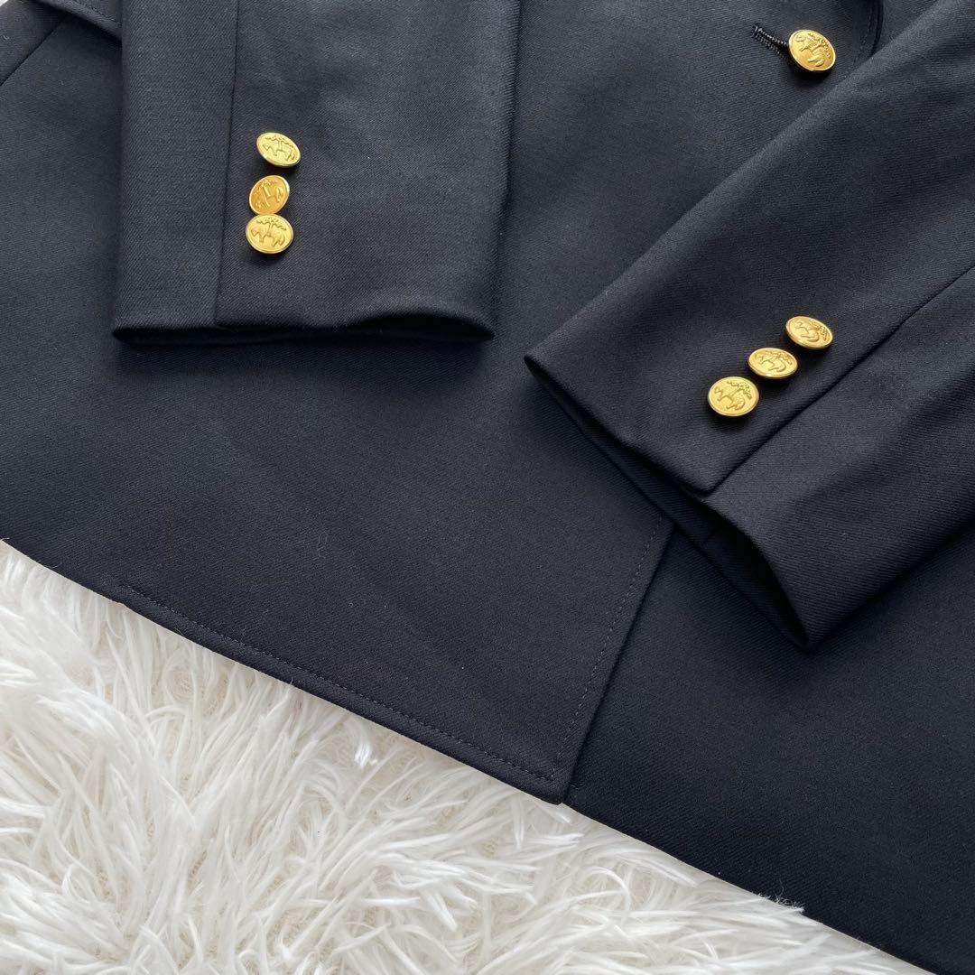 【希少】ブルックスブラザーズ　ダブル　テーラードジャケット　紺ブレ　金ボタン　M