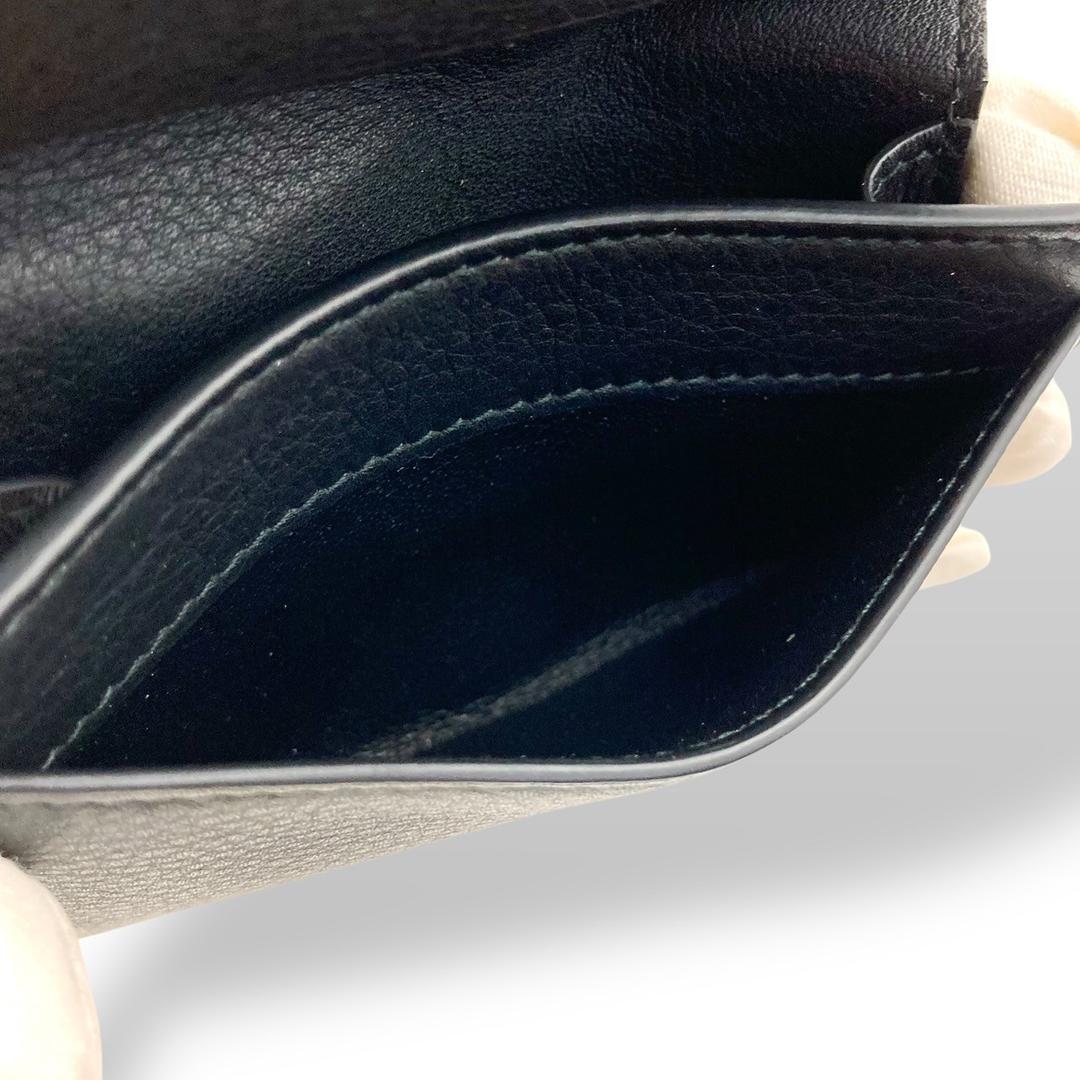 ティファニー 名刺入れ カードケース レザー ブラック 美品 70402