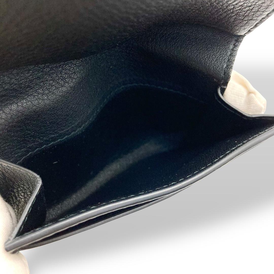 ティファニー 名刺入れ カードケース レザー ブラック 美品 70402