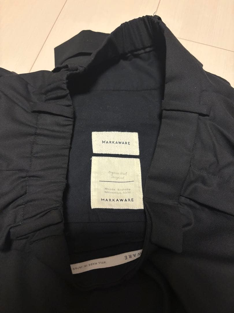 パンツ MARKAWEAR Two Tuck Wool slacks